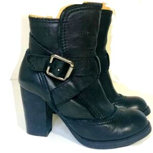 Report black "Valerie" leather boots 8.5
